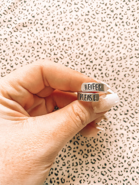 Heifer Please Wrap Ring